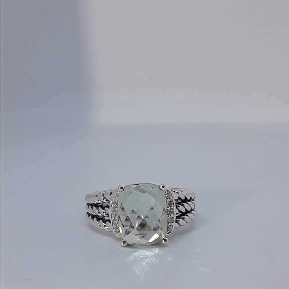 David Yurman Petite Wheaton Ring in Prasiolite - Picture 7 of 7